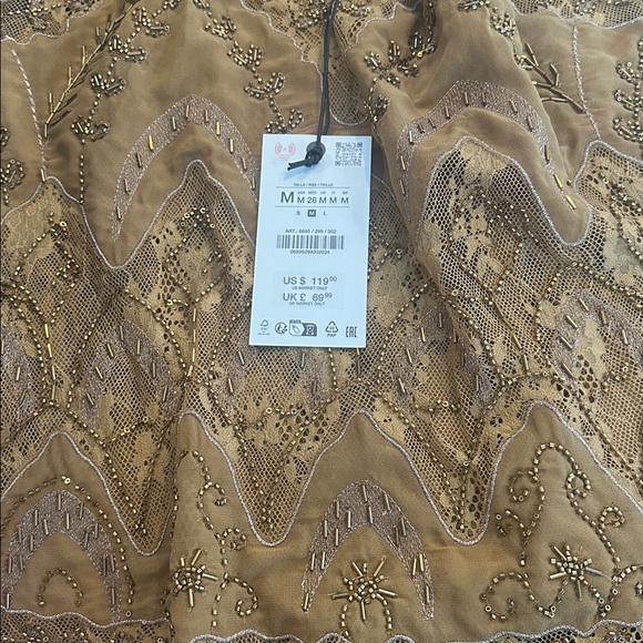 ZARA BEADED EMBROIDERED TOP ZW COLLECTION LIMITED EDITION - Picture 15 of 15